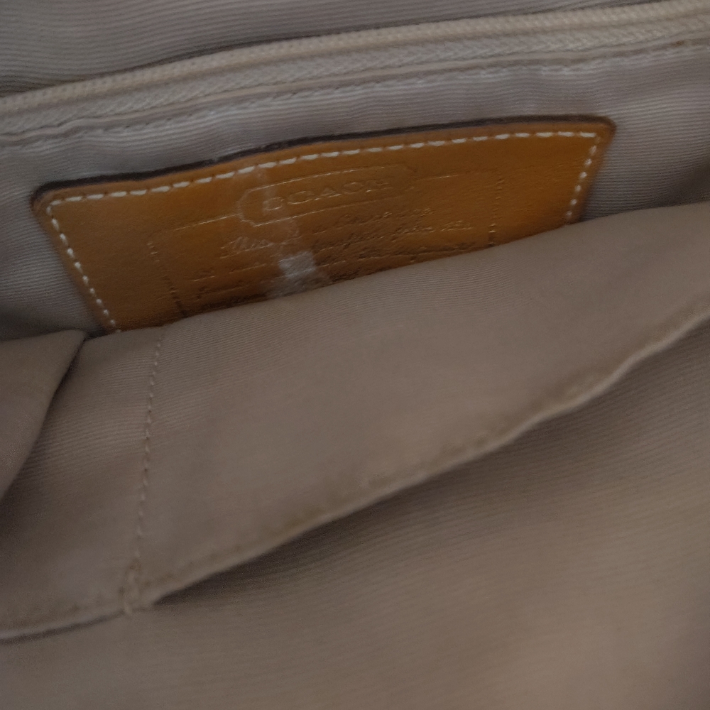 Coach Multicolor Patchwork Tote with Leather Hand… - image 4